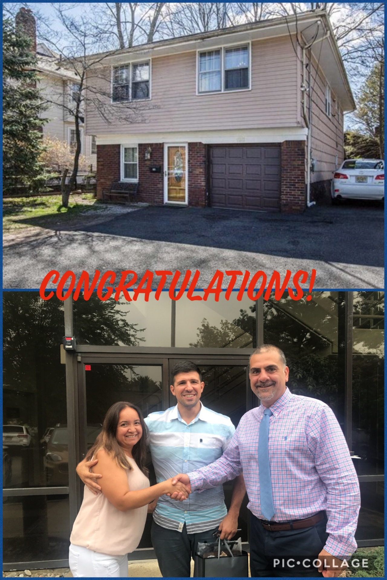 Bergen County buyers celebrating at closing with Avo Derbalian