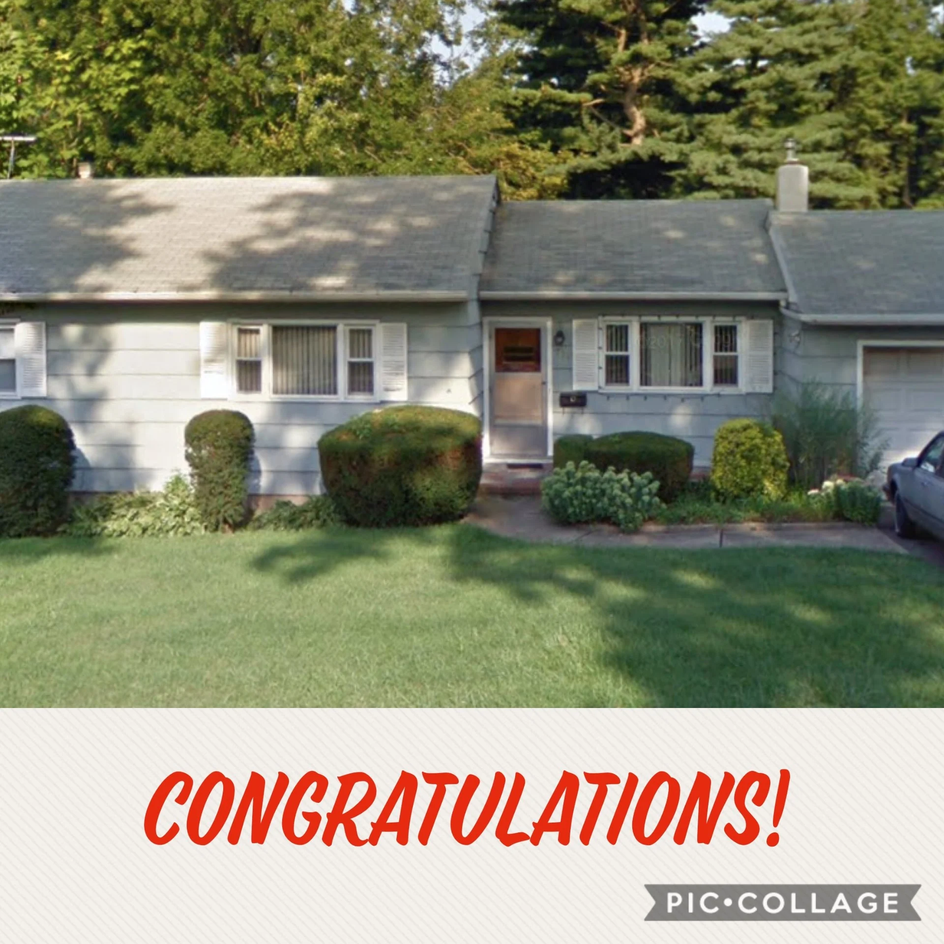 Congratulations - first-time home buyer in Bergen County